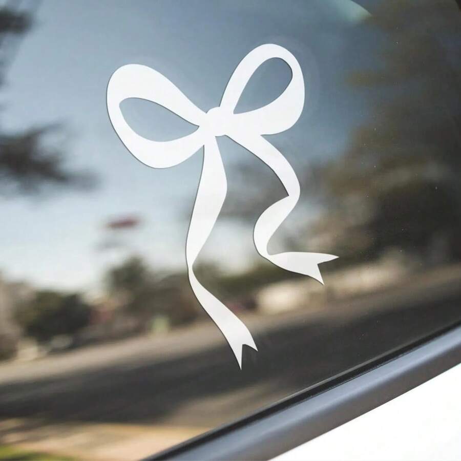 Body Jewelry Stickers - 1 Stück Schleifen-Autoaufkleber, Vinyl-Aufkleber mit mädchenhafter