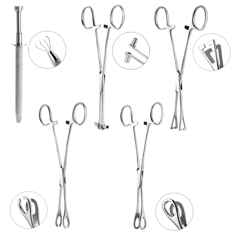 Body Jewelry Ring Opening Pliers - 1PC Professionelle Chirurgenstahl Offene Dreieck Schließen