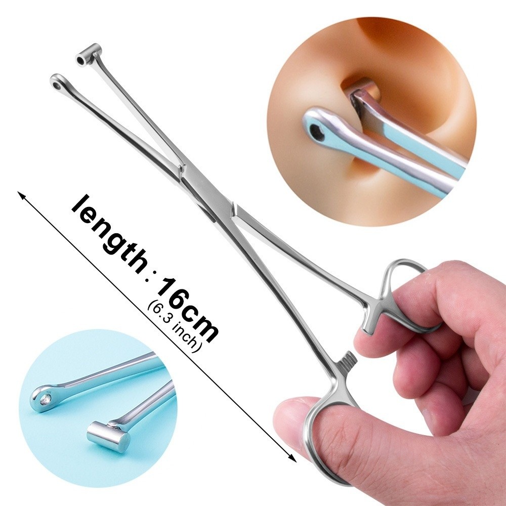 Body Jewelry Ring Opening Pliers - Chirurgischer Stahl Körperpiercing-Werkzeug Professionelle Gerade Piercingzange