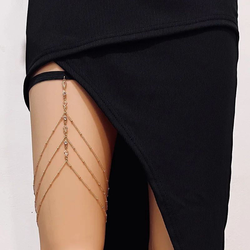 Body Jewelry Women - Mode Sommer Böhmischen Oberschenkel Kette Einfache