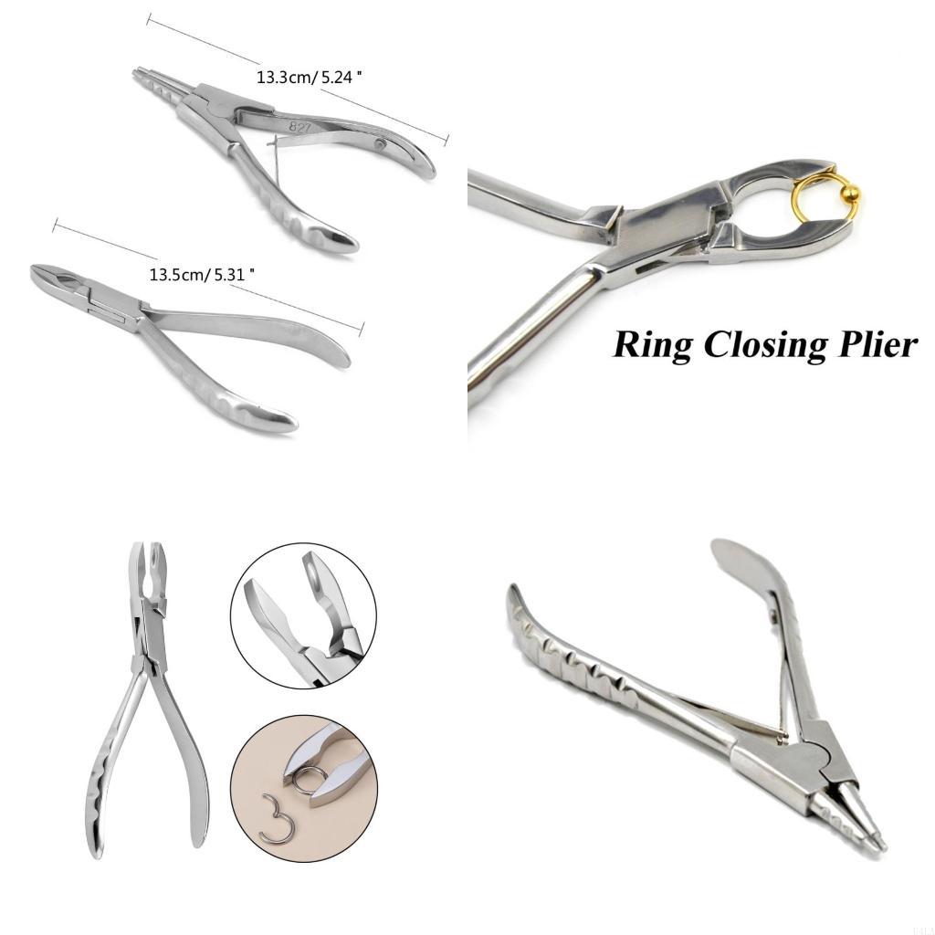 Body Jewelry Ring Opening Pliers - U4LA Edelstahl Piercing Zange Professionelle Ringe
