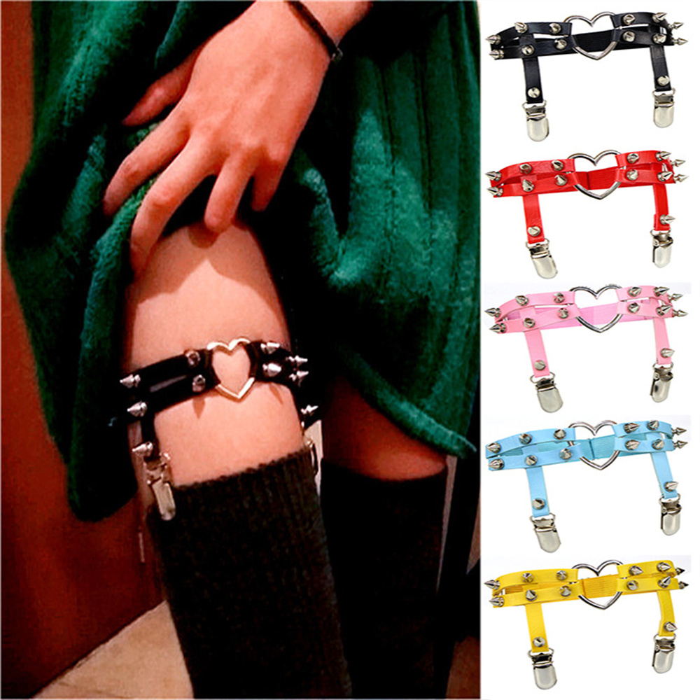 Body Jewelry Women - 1Pcs Frauen Punk Goth Herz PU