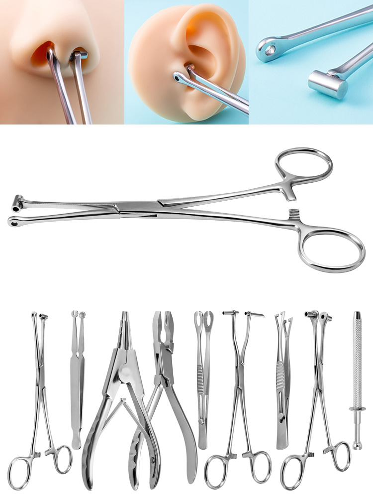Body Jewelry Ring Opening Pliers - Chirurgenstahl Körper Piercing Werkzeug Nadel Rohr