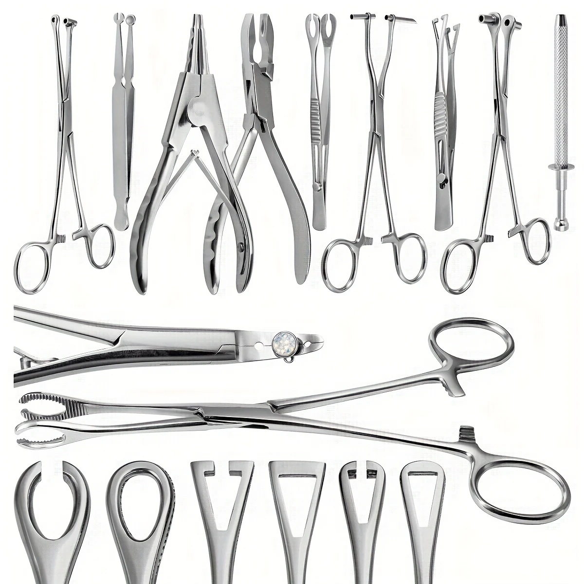 Body Jewelry Ring Opening Pliers - Körper Piercing Werkzeug Nadel Rohr Klemme