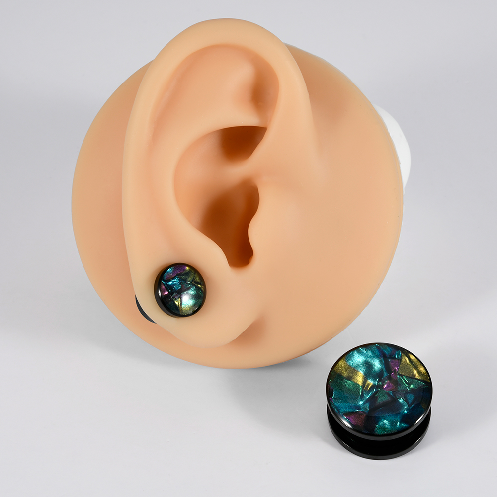 1PC Edelstahl Mix Farben Shell – Body Jewelry Tunnels Bewertung und Preis