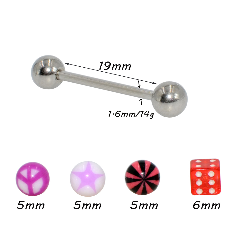 1Set (5 Stück) Chirurgenstahl  – Body Jewelry Nipple Rings Bewertung und Preis