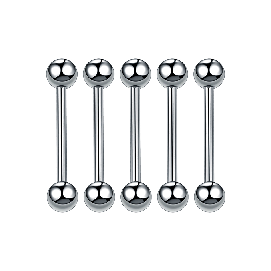 1/5PCS Titan Außengewinde Zung – Body Jewelry Nipple Rings Bewertung und Preis