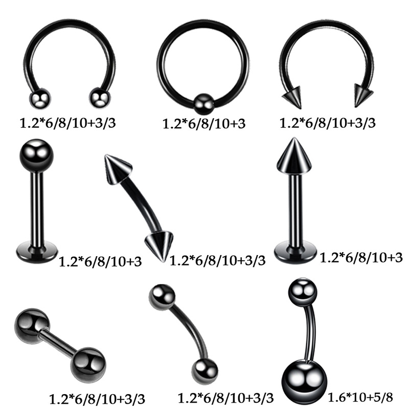 42 teile/satz Körper Piercing  – Body Jewelry Nipple Rings Bewertung und Preis