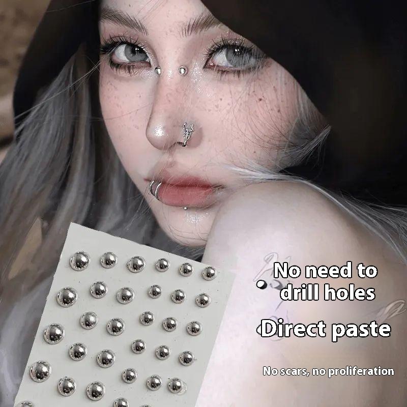 321 stücke Nicht Piercing Lip  – Body Jewelry Stickers Bewertung und Preis