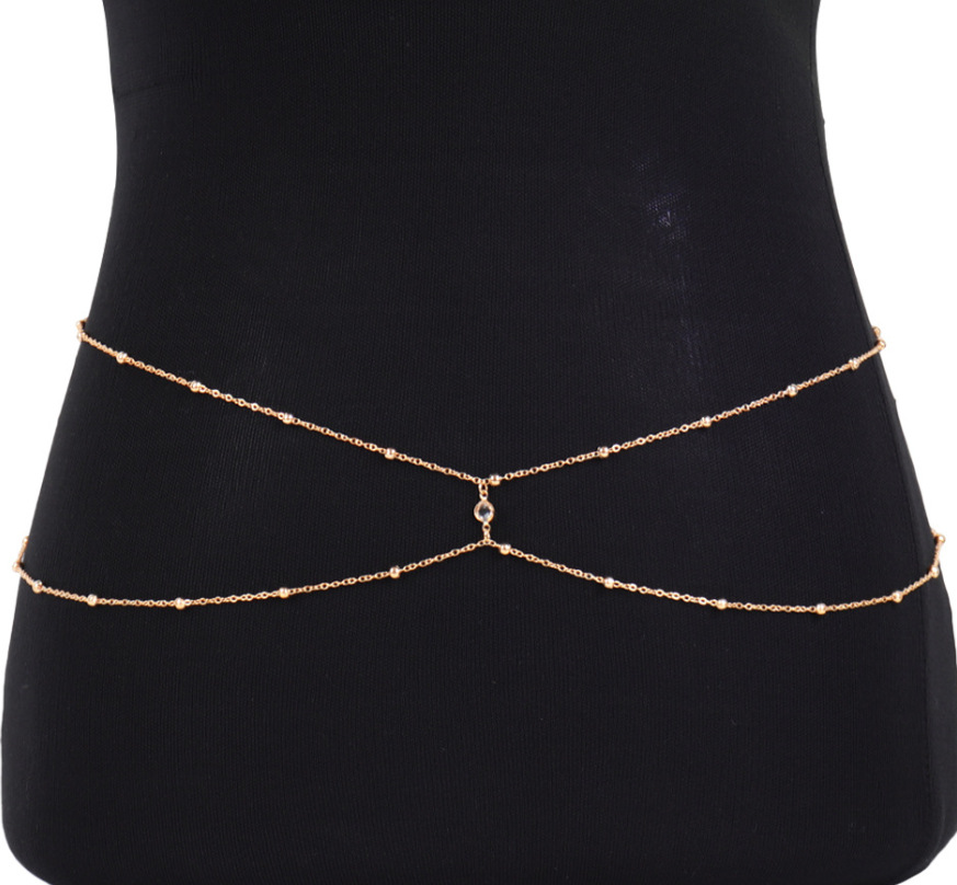 Klare Strass Perlen Bauch kett – Body Jewelry Women Bewertung und Preis