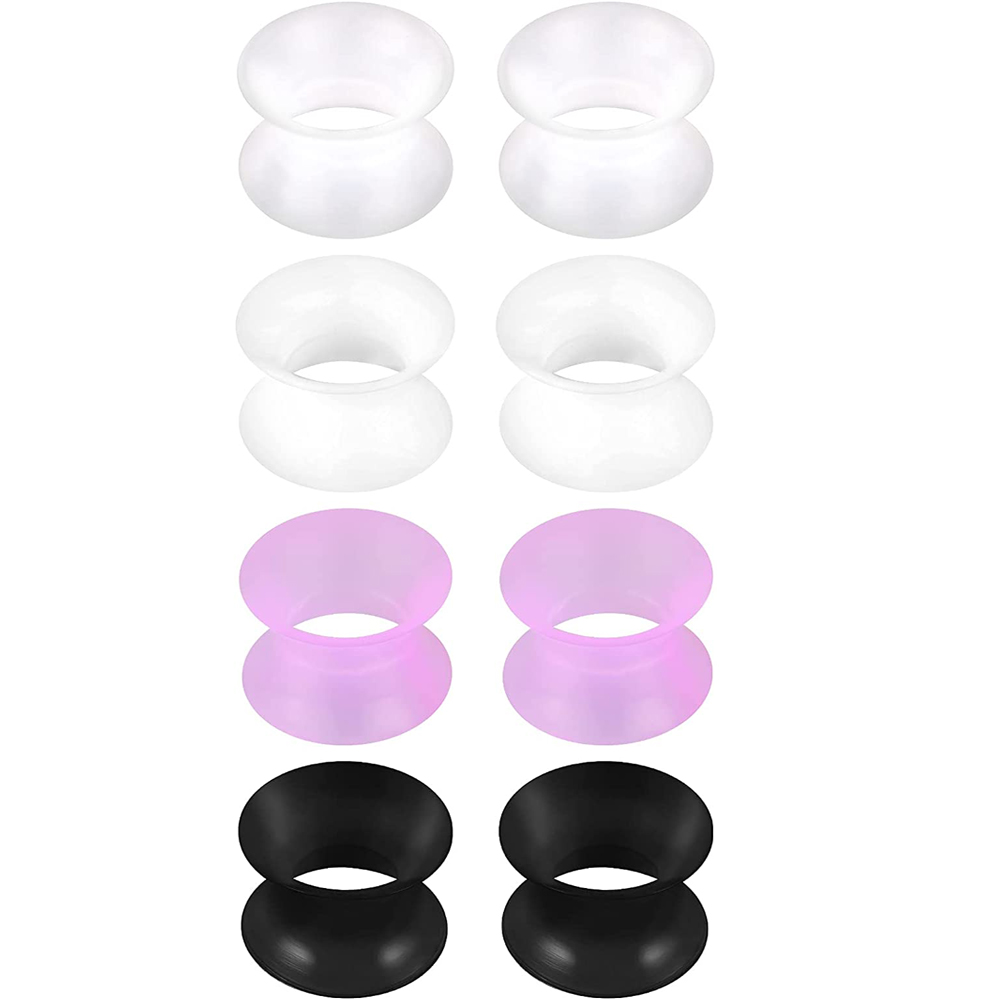 1 Paar/4 Paar Silikon-Ohrstöps – Body Jewelry Tunnels Bewertung und Preis
