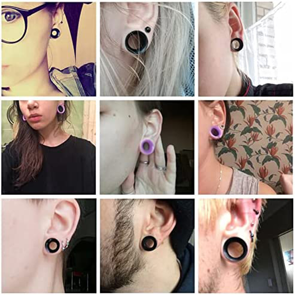 1 Paar/4 Paar Silikon-Ohrstöps – Body Jewelry Tunnels Bewertung und Preis