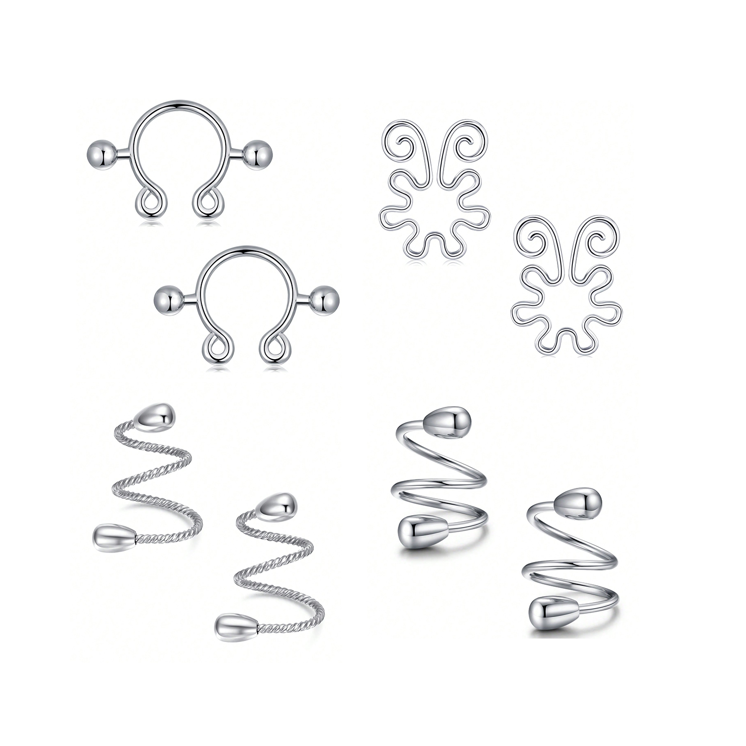 8 Stück künstliche Brustwarzen – Body Jewelry Nipple Rings Bewertung und Preis