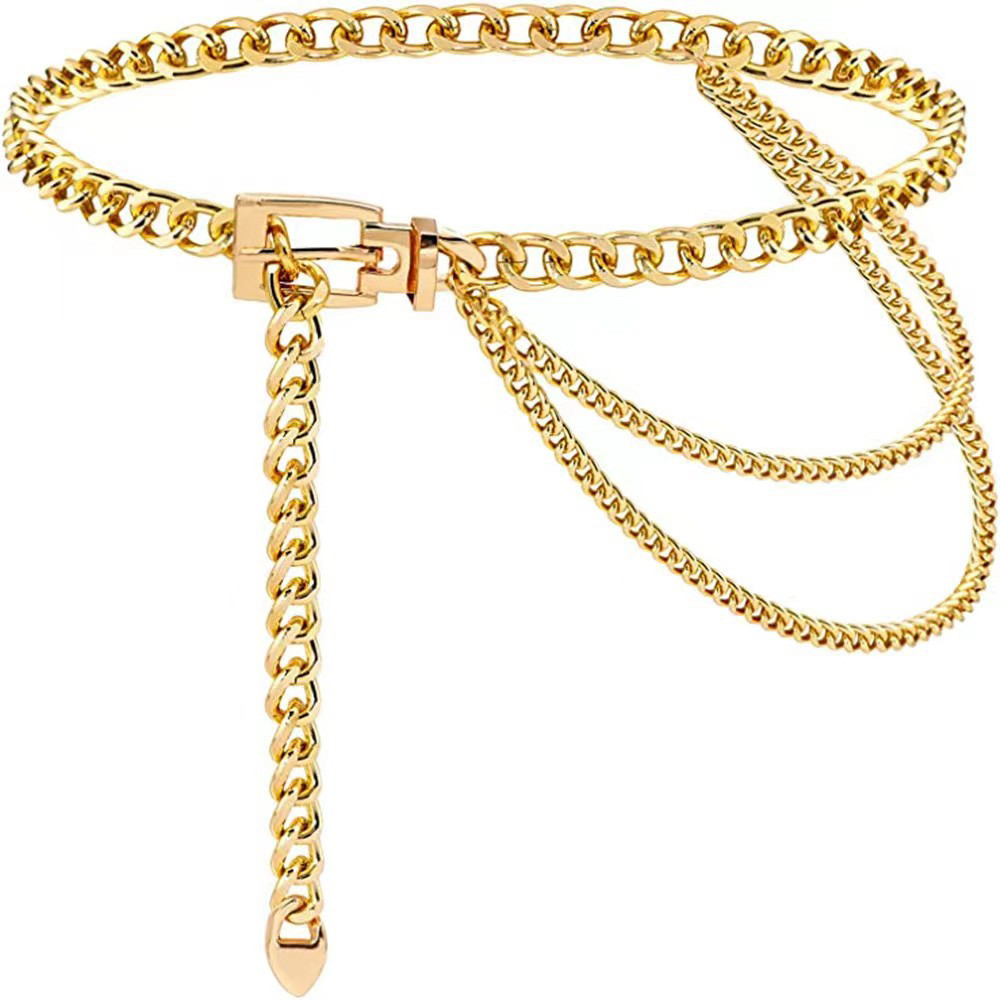Punk Taille Kette Metall Gürte – Body Jewelry Women Bewertung und Preis