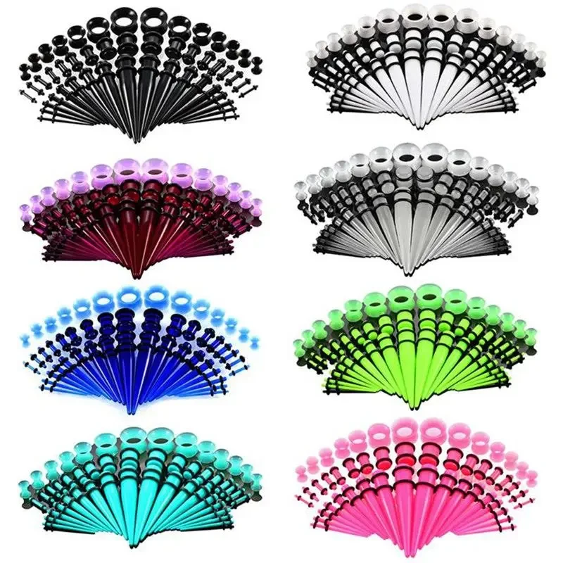 36/50 teile/satz Acryl Ohr Pie – Body Jewelry Tunnels Bewertung und Preis